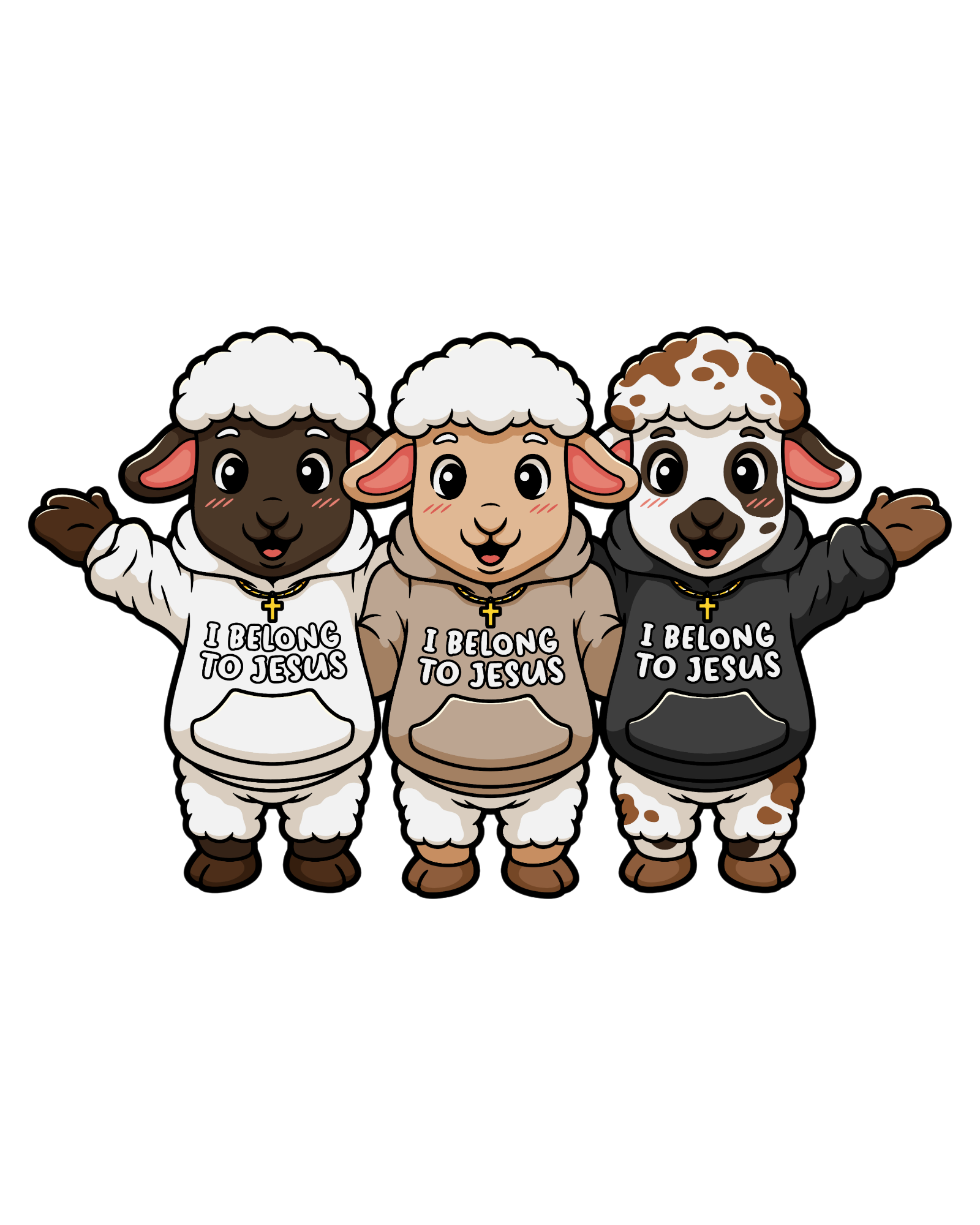 Christelijke kleding 3 discipelen